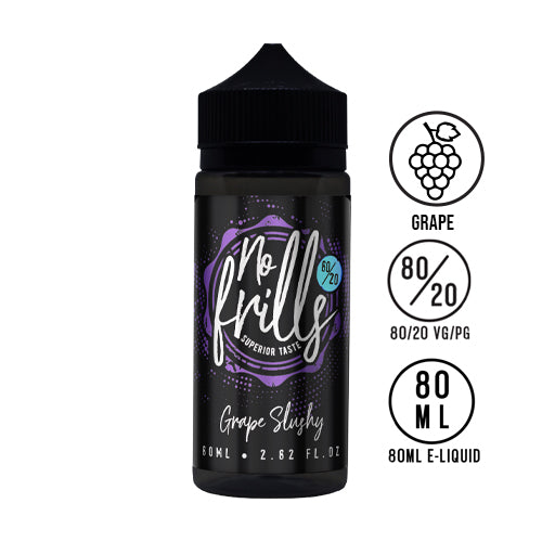 No Frills - Grape Slushy 80ml 80/20 - The Ace Of Vapez