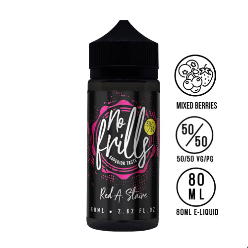 No Frills - Red A.Staire 80ml 50/50 at The Ace of Vapez The Ace Of Vapez No Frills - Red A.Staire 80ml 50/50 at The Ace of Vapez The Ace Of Vapez
