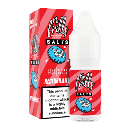 No Frills Salts - Bottle Pops: Redcurrant Nic Salt 10ml - The Ace Of Vapez