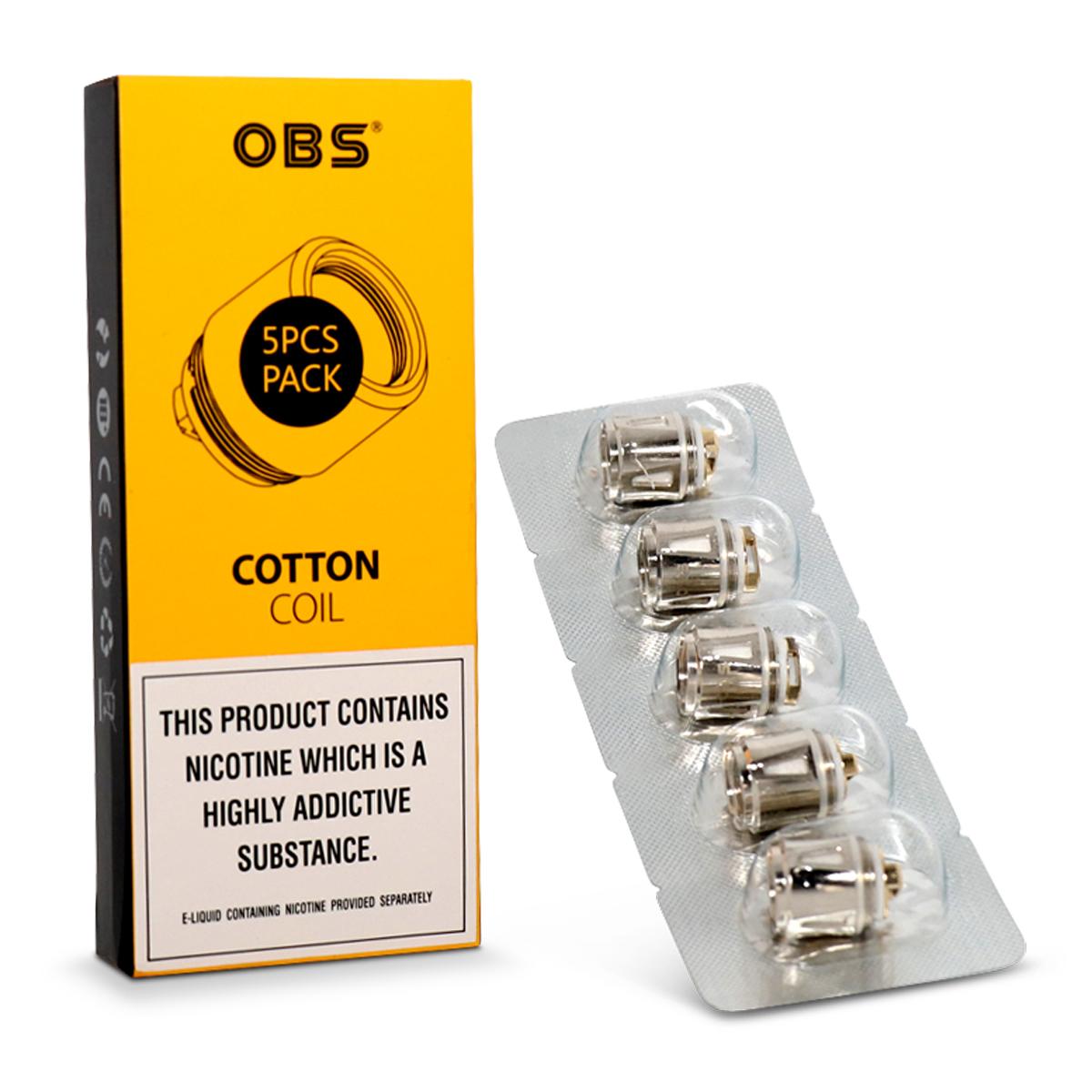 OBS Cube MINI Coils (Pack of 5) NX 1.4 Ohm (Clearanace) at The Ace of The Ace Of Vapez OBS Cube MINI Coils (Pack of 5) NX 1.4 Ohm (Clearanace) at The Ace of The Ace Of Vapez