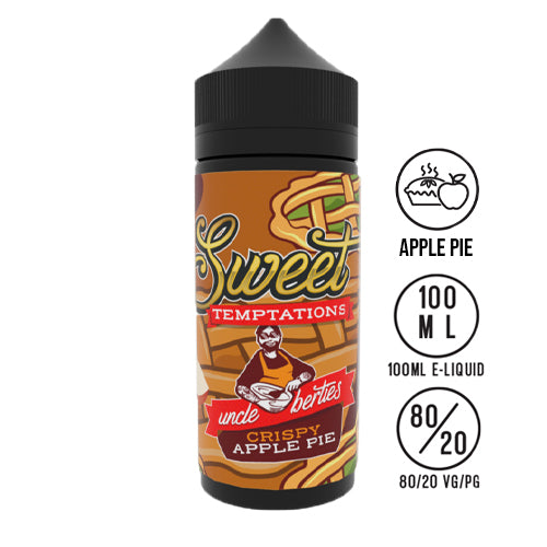 Sweet Temptations Crispy Apple Pie 100ml Shortfill - The Ace Of Vapez