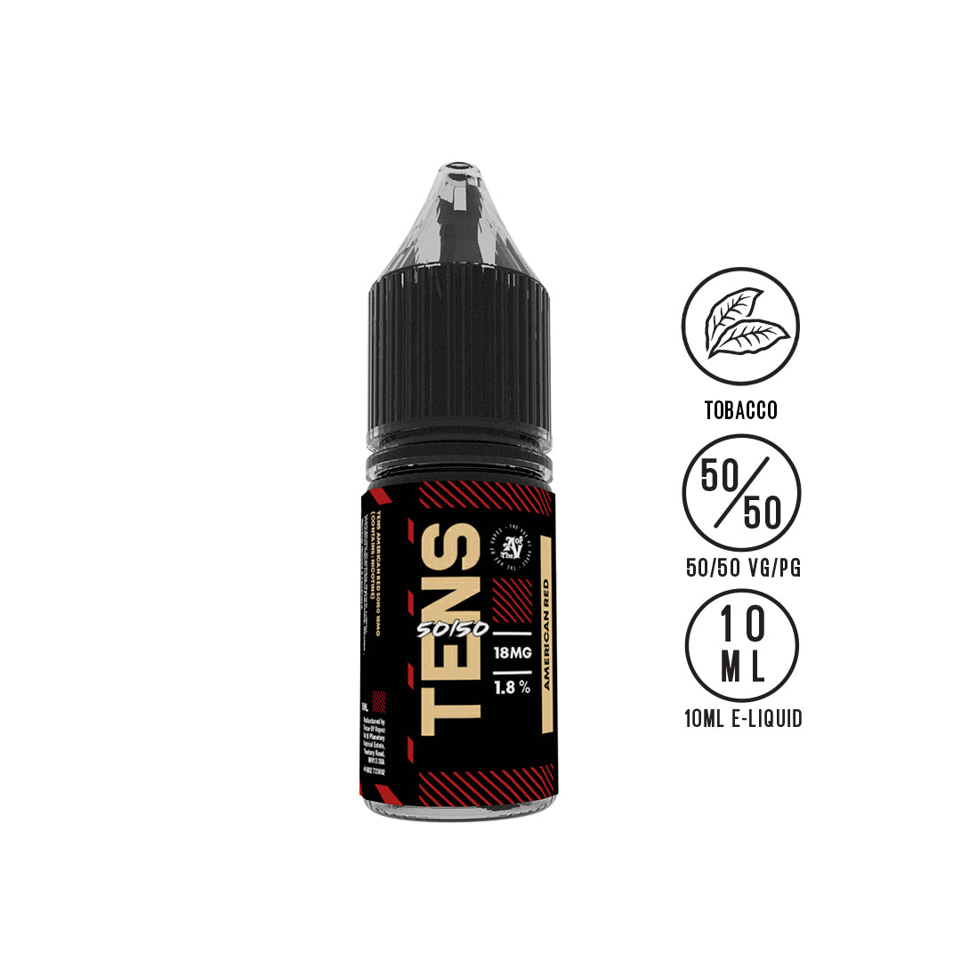 Tens American Red 10ml at The Ace of Vapez The Ace Of Vapez Tens American Red 10ml at The Ace of Vapez The Ace Of Vapez