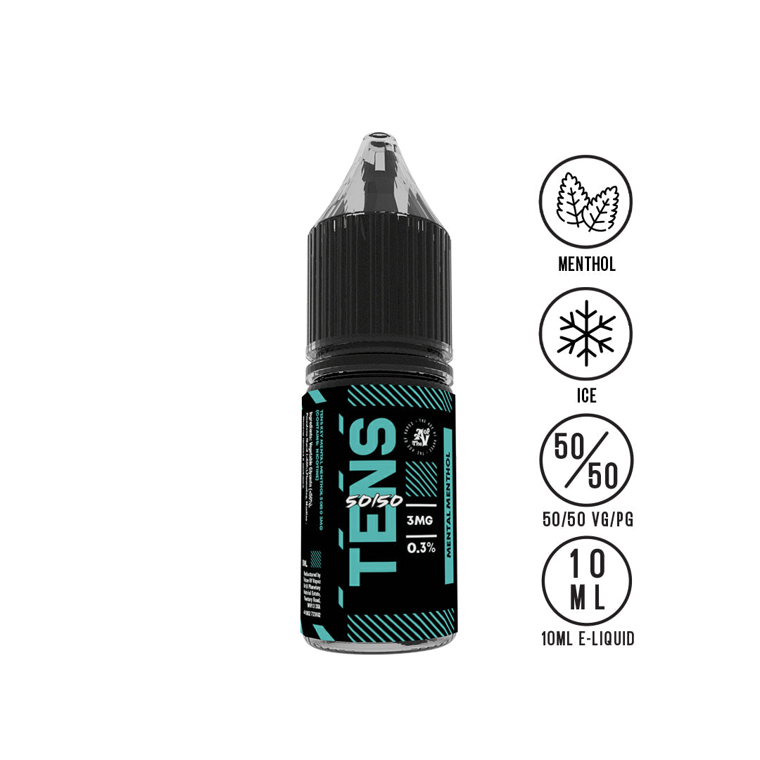 Tens Mental Menthol 10ml - The Ace Of Vapez