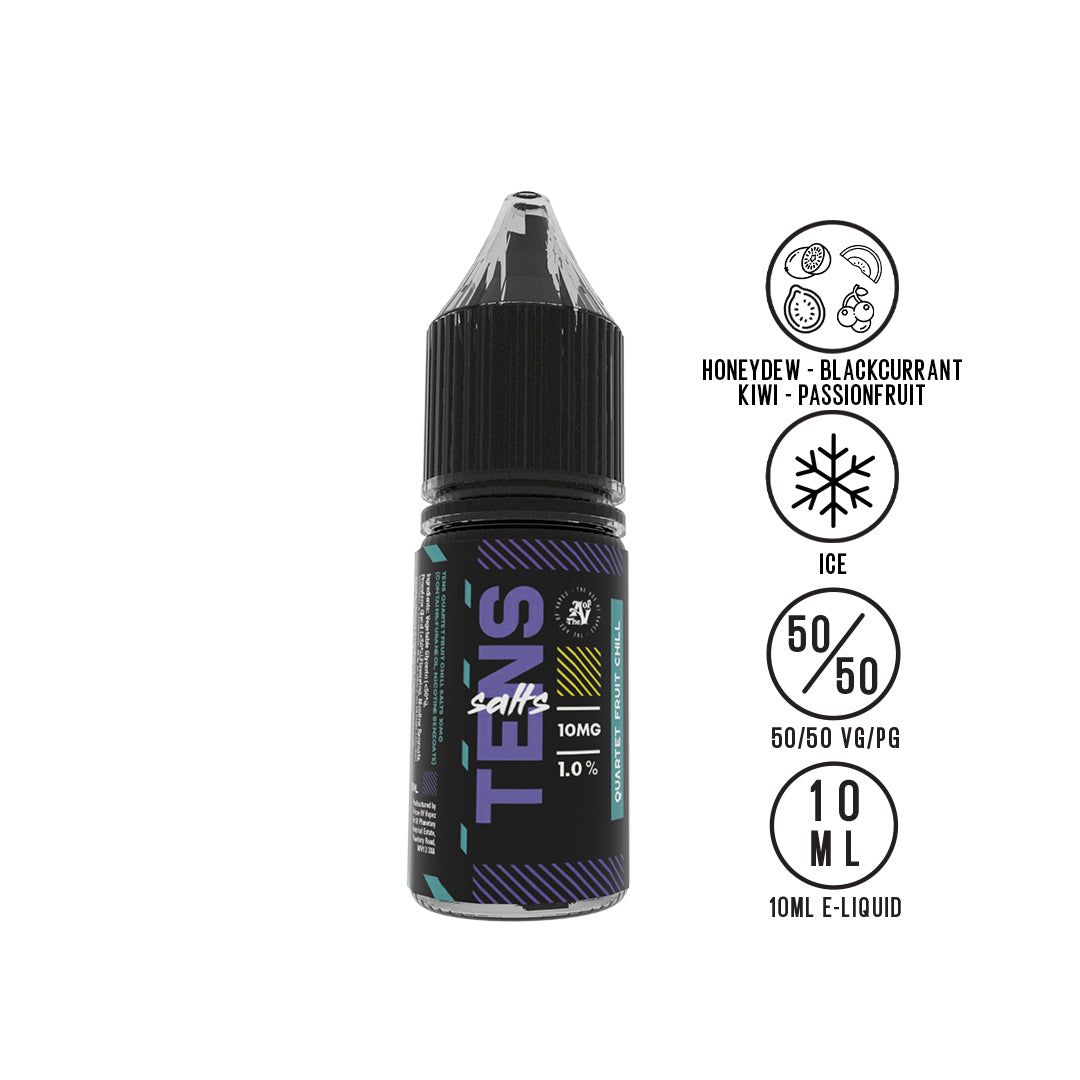 Tens Salt Quartet Fruit Chill 10ml - The Ace Of Vapez