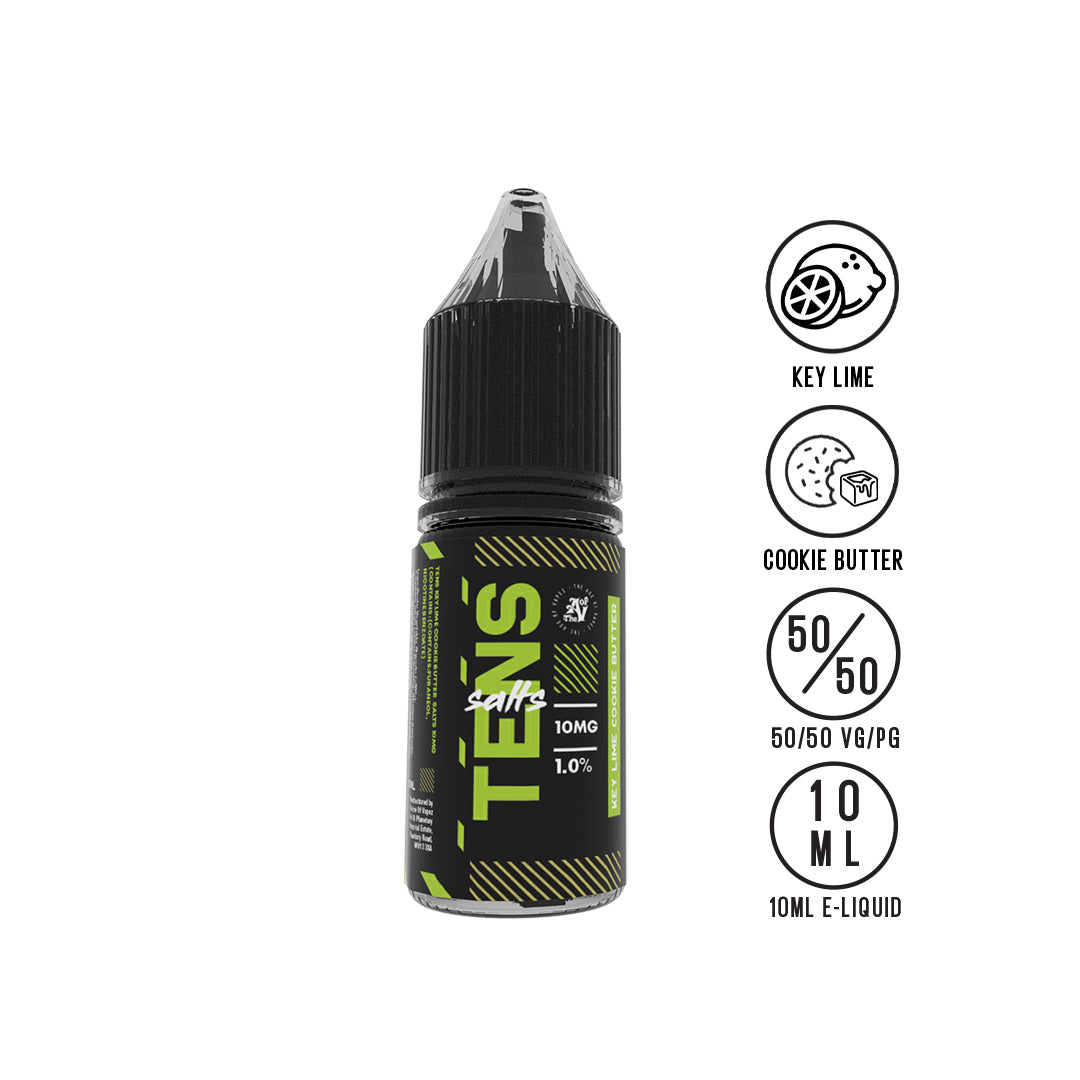 cookie butter vape juice Tens Salt Key Lime Cookie Butter 10ml at The Ace of Vapez – The Ace Of Vapez