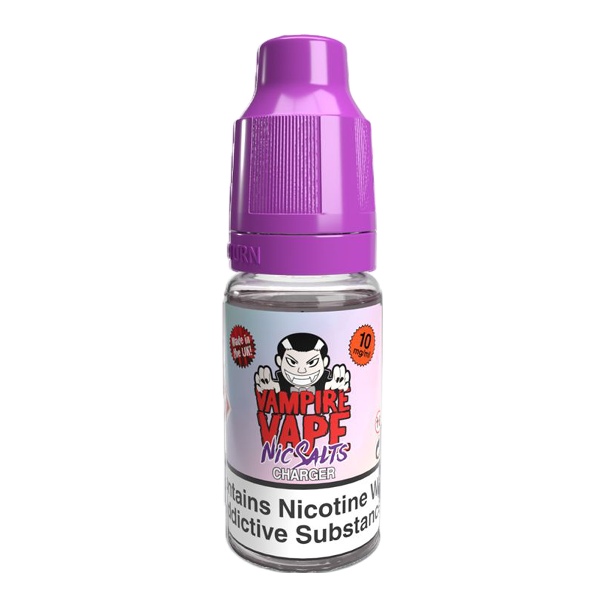 Vampire Vape Charger Nic Salts 10ml - The Ace Of Vapez