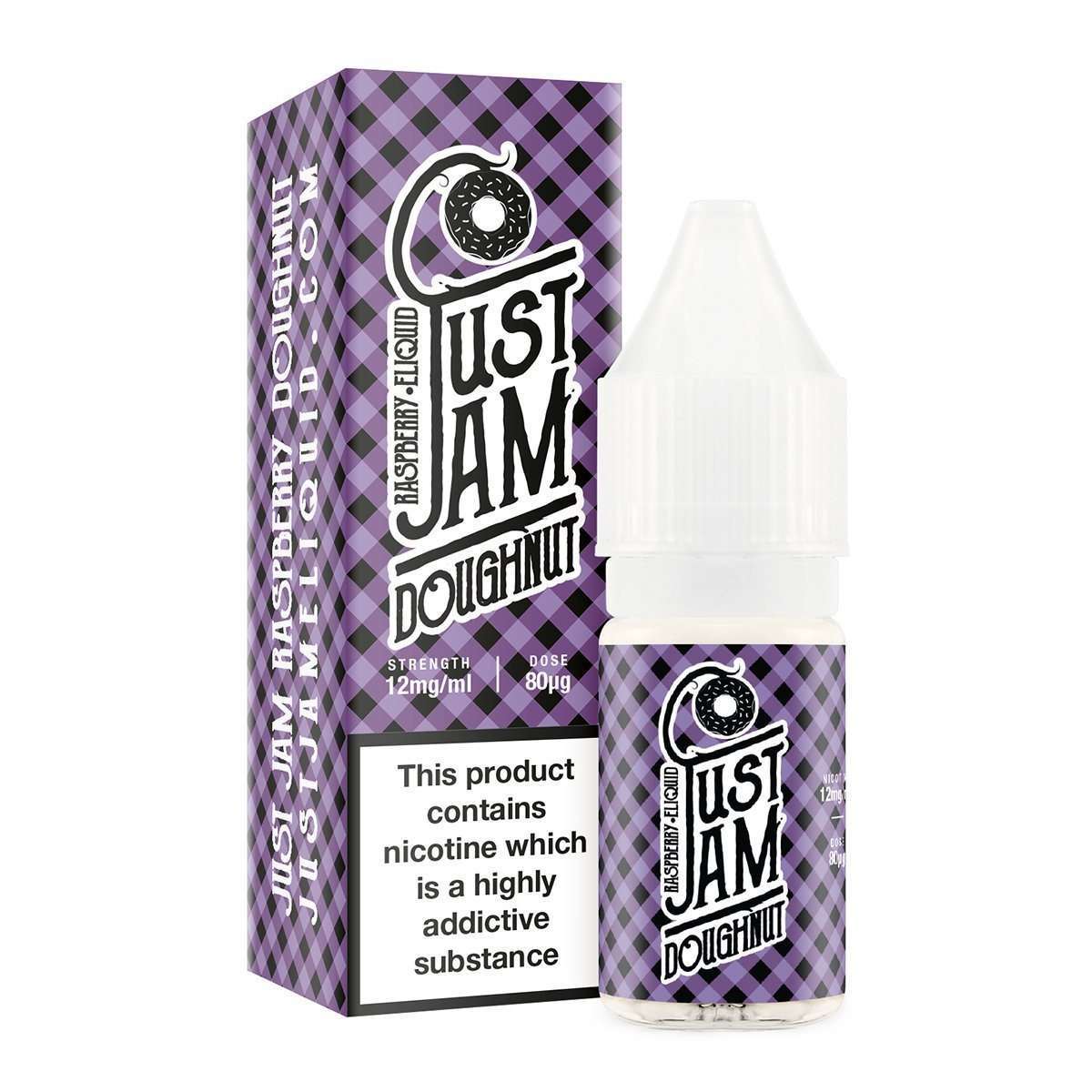 Just Jam - Raspberry Doughnut 50/50 10ml - The Ace Of Vapez
