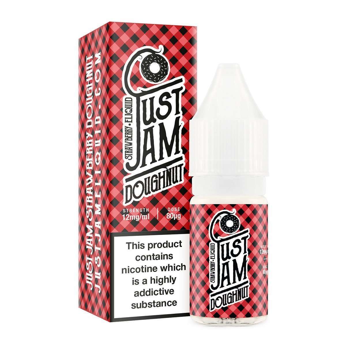 Just Jam - Strawberry Doughnut 50/50 10ml - The Ace Of Vapez