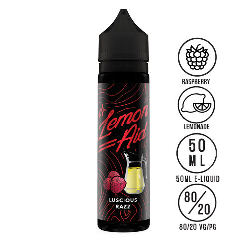Lemon-Aid - Luscious Raspberry 50ml at The Ace of Vapez The Ace Of Vapez Lemon-Aid - Luscious Raspberry 50ml at The Ace of Vapez The Ace Of Vapez
