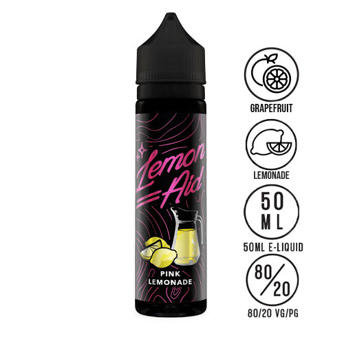 Lemon-Aid - Pink Lemonade 50ml at The Ace of Vapez The Ace Of Vapez Lemon-Aid - Pink Lemonade 50ml at The Ace of Vapez The Ace Of Vapez