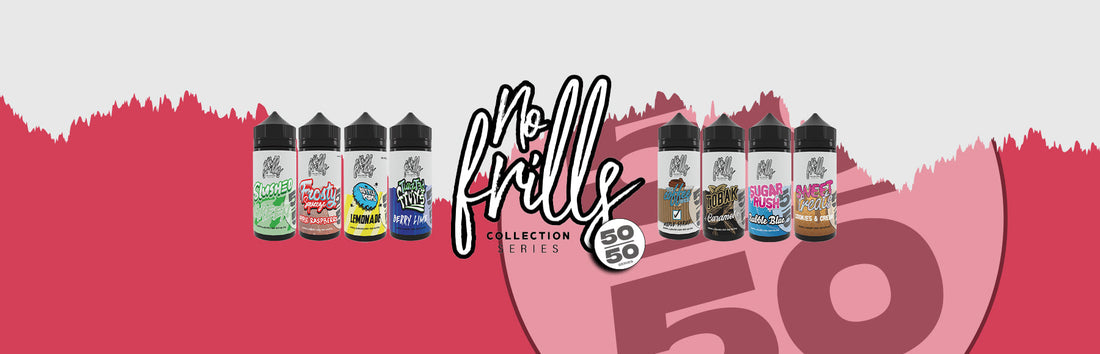 NEW No Frills 80ml Collection Series 50/50 VG/PG The Ace Of Vapez NEW No Frills 80ml Collection Series 50/50 VG/PG The Ace Of Vapez