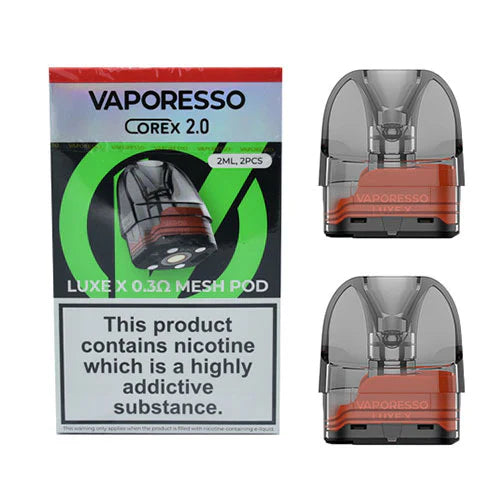 vaporesso corex 2.0 pods LUXE X Mesh Replacement Choose Flavor:White Grape pre-filled pod kit flum float flavors How