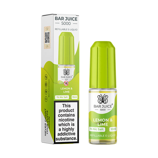 Bar Juice 5000 Salt Lemon and Lime 10ml - The Ace Of Vapez