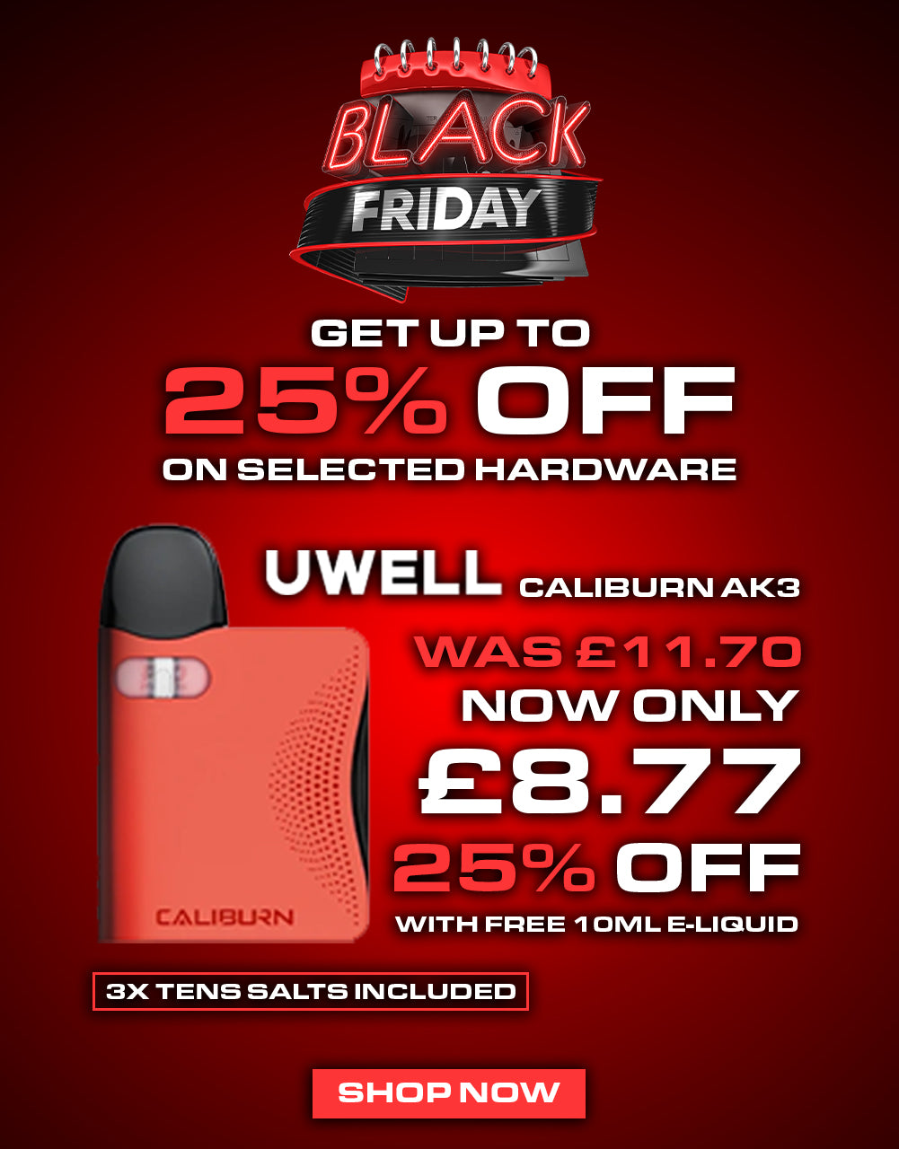25-off-vape_hardware-The_Ace_of_Vapez_Mobile_Banner_Uwell_Caliburn_AK3_Pod_Kit-The Ace Of Vapez
