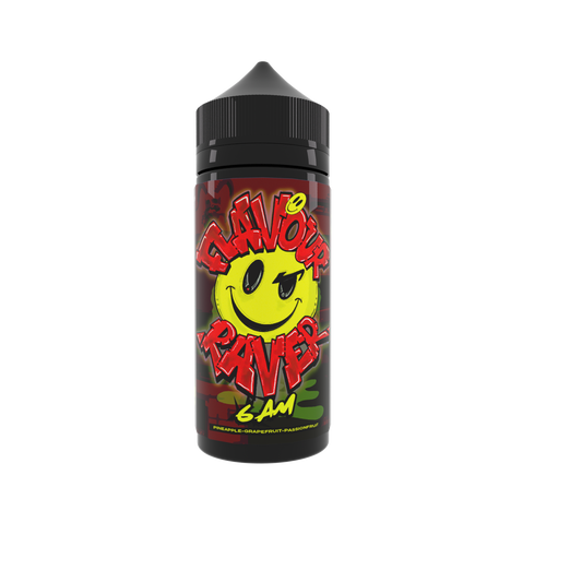 Flavour Raver 6AM 100ML Shortfill - The Ace Of Vapez