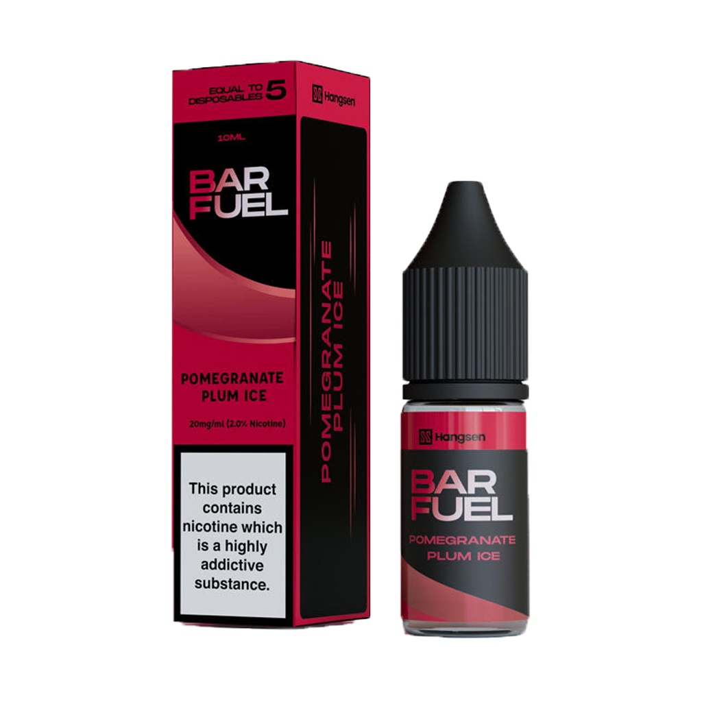 Bar Fuel Pomegranate Plum Ice Nic Salts 10ml - The Ace Of Vapez