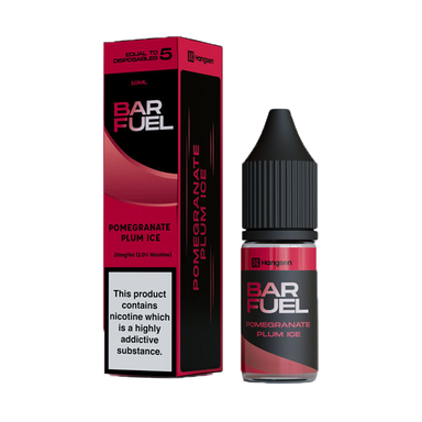 Bar Fuel Pomegranate Plum Ice Nic Salts 10ml