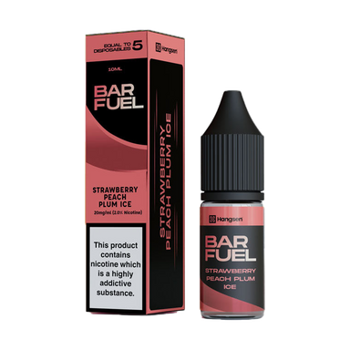 Bar Fuel Strawberry Peach Plum Ice Nic Salts 10ml