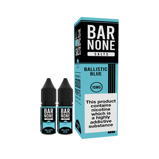 BAR NONE Ballistic Blue Salts 2x10ml - The Ace Of Vapez