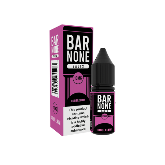 Bar None Salt Bubblegum 10ml - The Ace Of Vapez