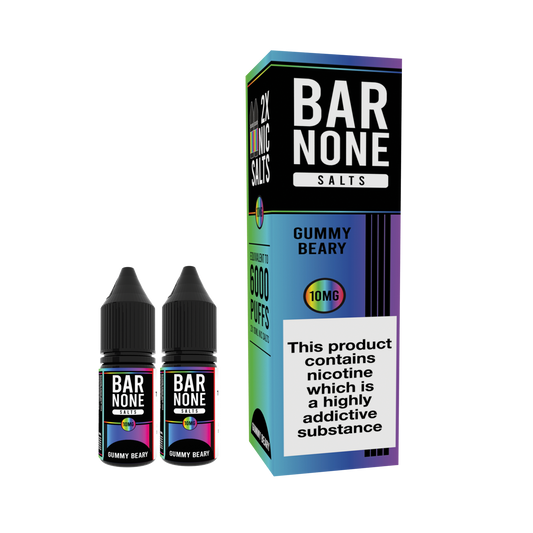 BAR NONE Gummy Beary Salts 2x10ml - The Ace Of Vapez