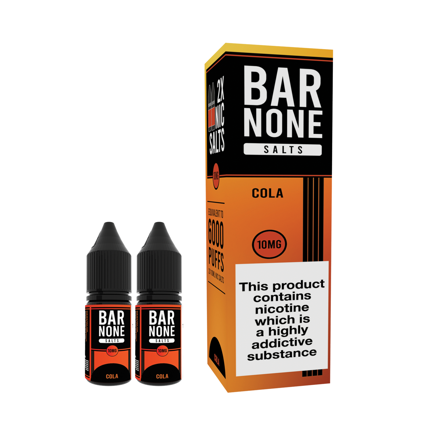 BAR NONE Cola Salts 2x10ml - The Ace Of Vapez
