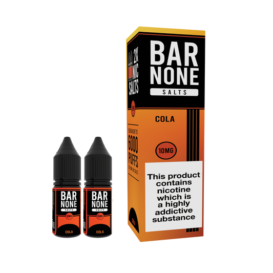 BAR NONE Cola Salts 2x10mg - The Ace Of Vapez