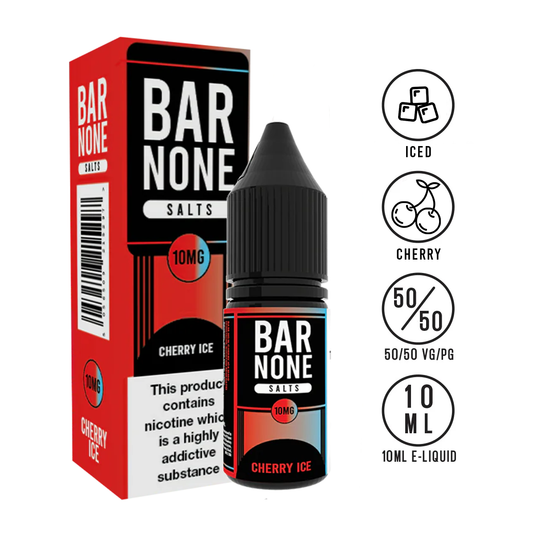 Bar None Salts Cherry Ice 10ml | The Ace of Vapez 