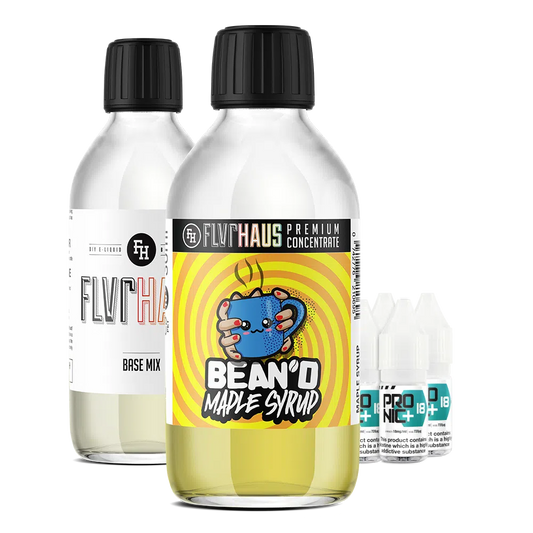 FLVRHAUS E-Liquid Bundle - Bean'd Maple Syrup - 250ml - MADE TO ORDER, SHIPS NEXT DAY - The Ace Of Vapez