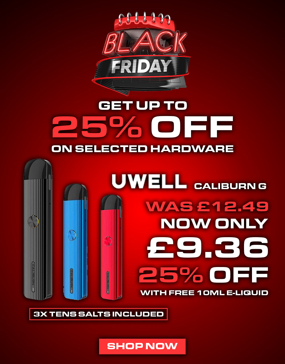 Black Friday Uwell_Caliburn_G_Pod_Kit_-_The_Ace_of_Vapez_Mobile_banner | The Ace of Vapez