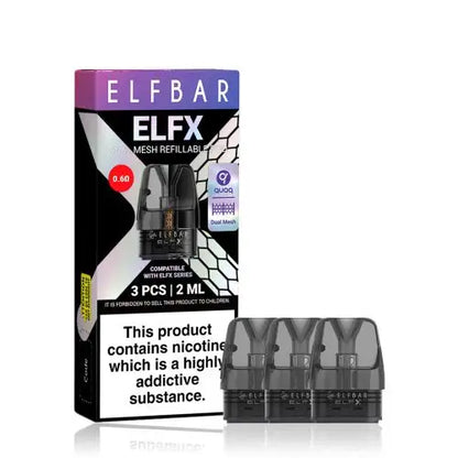 Elf Bar ELFX Dual Mesh Replacement Pods | The Ace Of Vapez