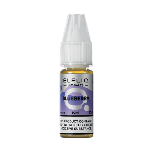 Elf Bar Elfliq - Blueberry 10ml Nic Salts - The Ace Of Vapez