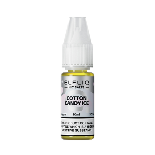 Elf Bar Elfliq - Cotton Candy Ice 10ml Nic Salts - The Ace Of Vapez