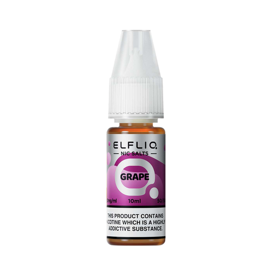 Elf Bar Elfliq - Grape 10ml Nic Salts - The Ace Of Vapez