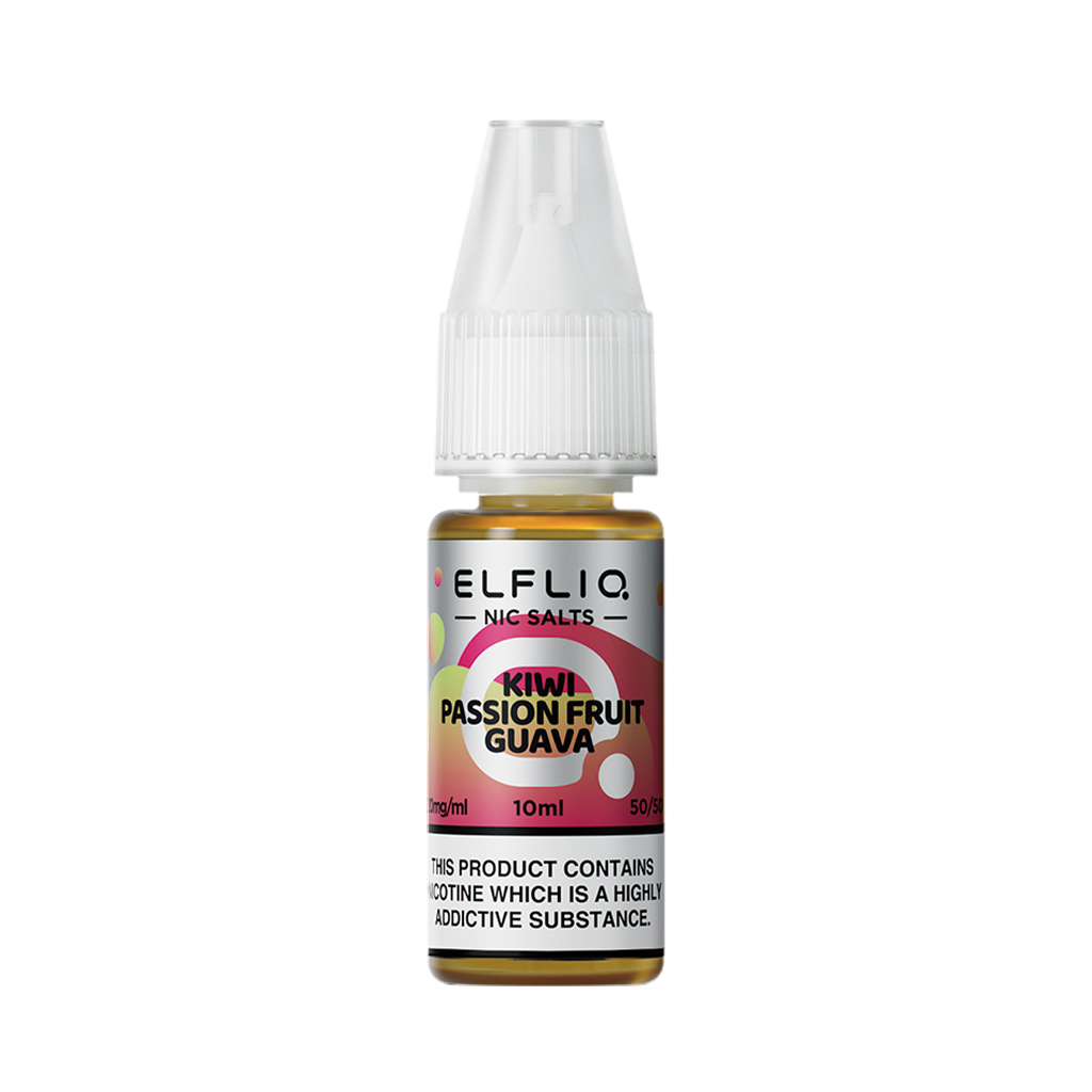 Elf Bar Elfliq - Kiwi Passionfruit Guava 10ml Nic Salts - The Ace Of Vapez