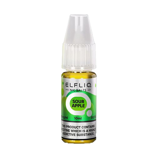 Elf Bar Elfliq - Sour Apple 10ml - The Ace Of Vapez
