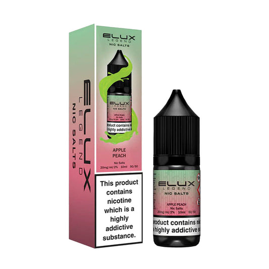 Elux Legend Apple Peach Nic Salts 10ml - The Ace Of Vapez