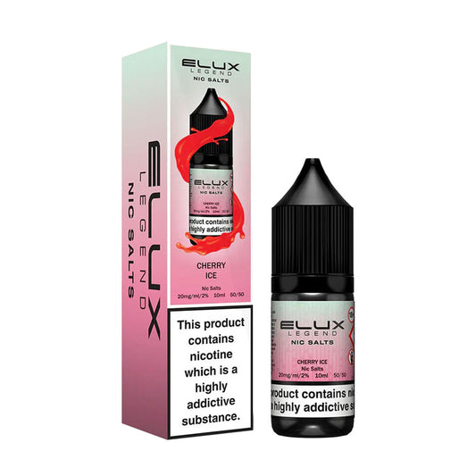 Elux Legend Cherry Ice Nic Salts 10ml - The Ace Of Vapez