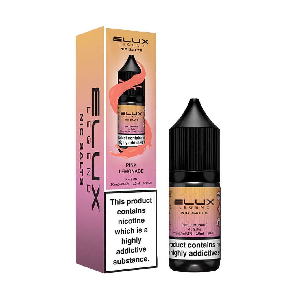 Elux Legend Pink Lemonade Nic Salts 10ml - The Ace Of Vapez