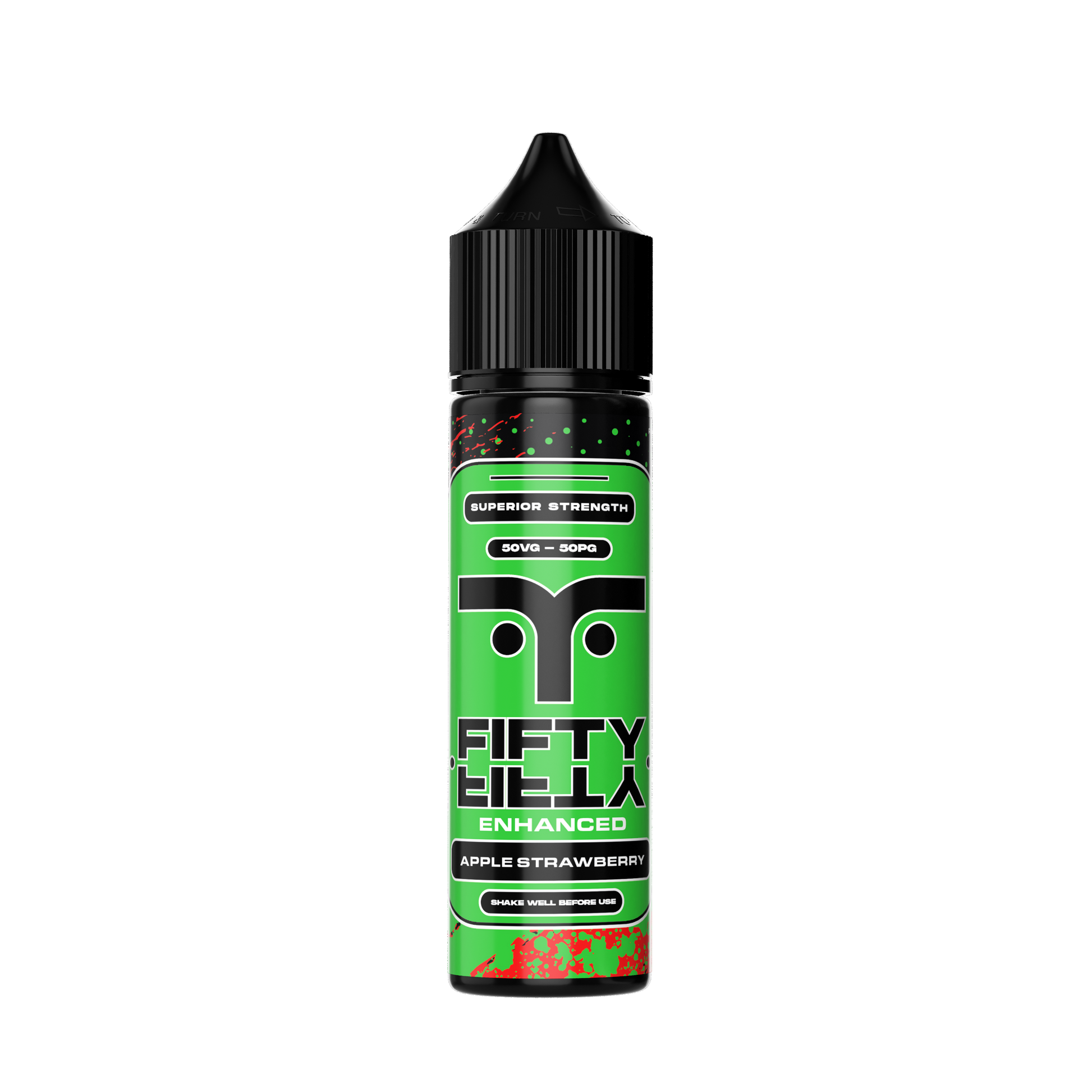 FIFTY FIFTY Apple Strawberry 50ml - The Ace Of Vapez