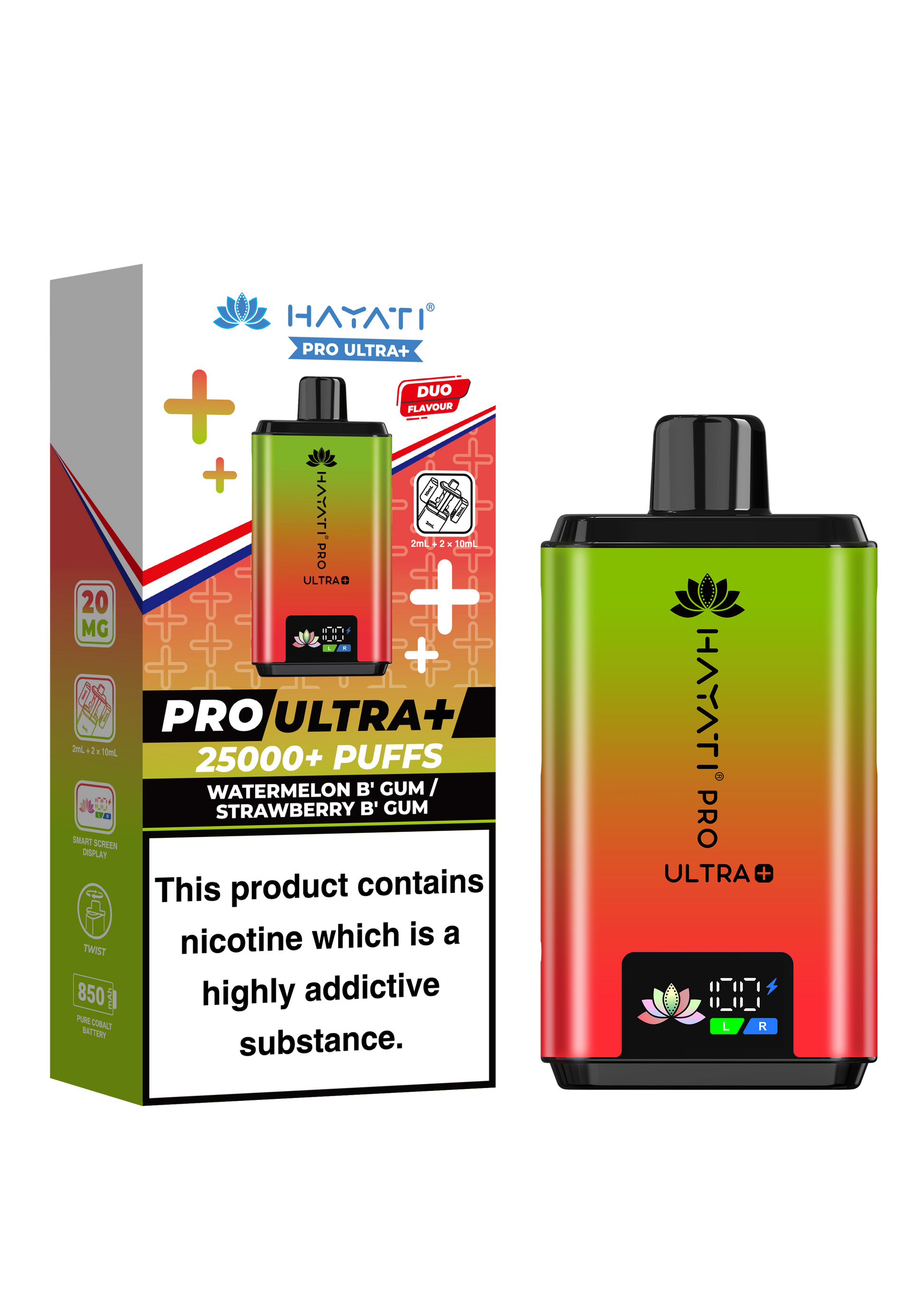 Hayati Pro Ultra Plus 25K Prefilled Vape Kit at The Ace of Vapez The Ace Of Vapez Hayati Pro Ultra Plus 25K Prefilled Vape Kit at The Ace of Vapez The Ace Of Vapez