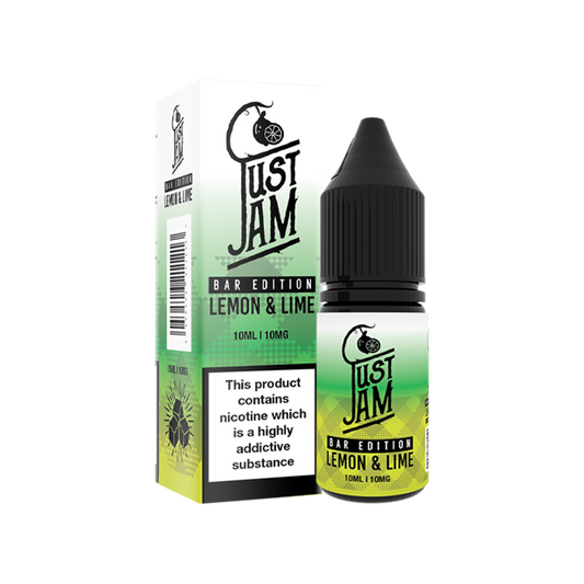 Just Jam Bar Edition Lemon and Lime 10ml Nic Salts | The Ace of Vapez