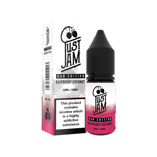Just Jam Bar Edition Raspberry Coconut 10ml Nic Salts | The Ace of Vapez
