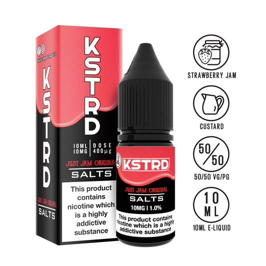 KSTRD Just Jam Original Nic Salts 10ml | The Ace of Vapez