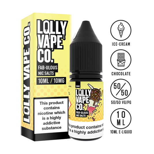 Lolly Vape Co Fab-ulous 10ml Nic Salts | The Ace of Vapez