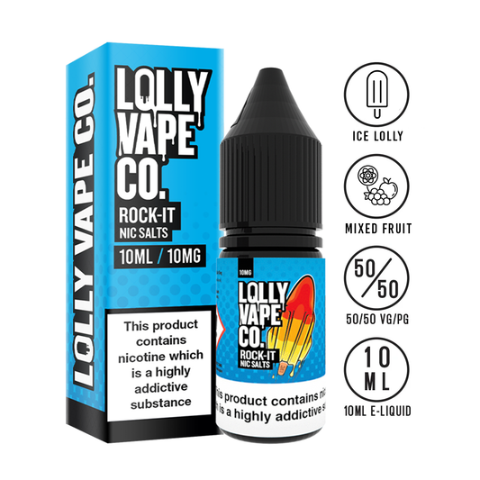 Lolly Vape Co - Rock it 10ml Nic Salts | The Ace of Vapez 