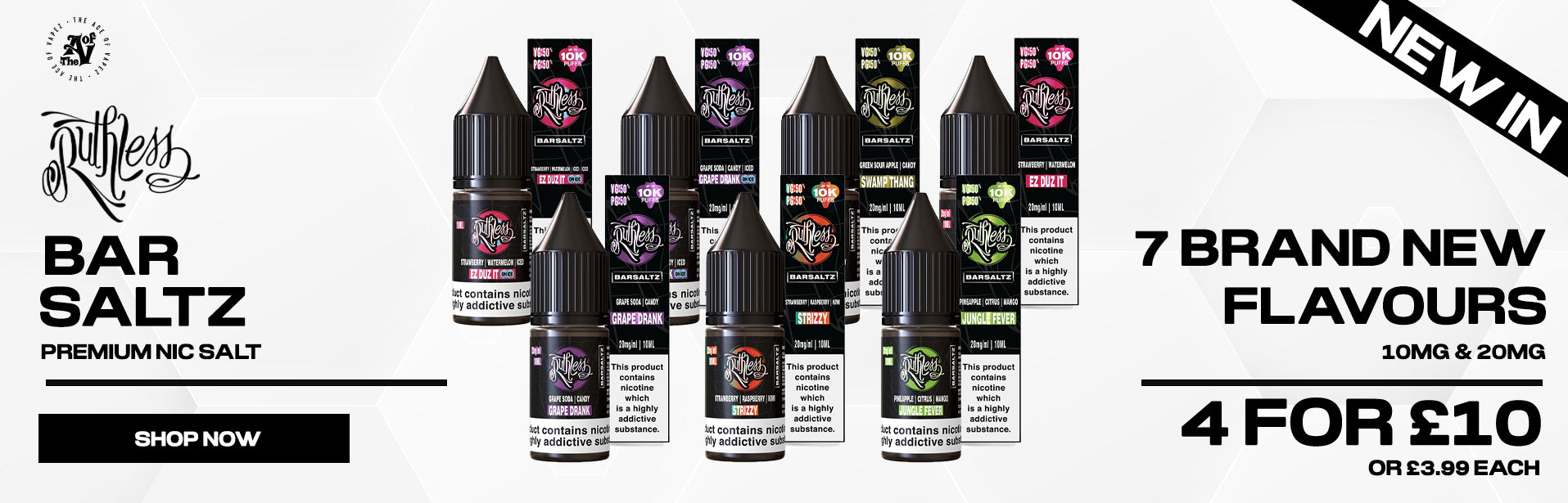 New_Flavours_Ruthless_Bar_Saltz_10ml_-_The_Ace_of_Vapez_Banner-The Ace Of Vapez