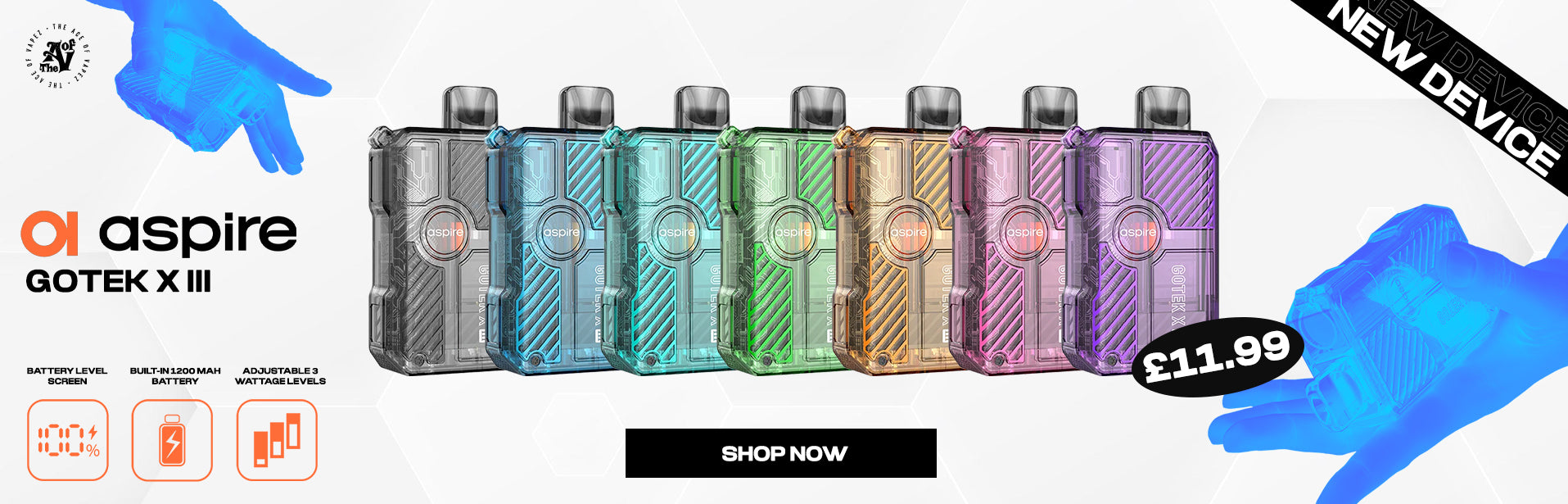 New_In_Aspire_Gotek_X_3_Pod_Kit_-_The_Ace_of_vapez_Banner-The Ace Of Vapez