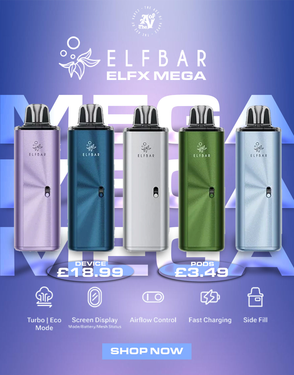 New_In_Elfbar_Elfx_Mega_Pod_Vape_Kit_-_The_Ace_o_Vapez_Mobile_Banner-The Ace Of Vapez