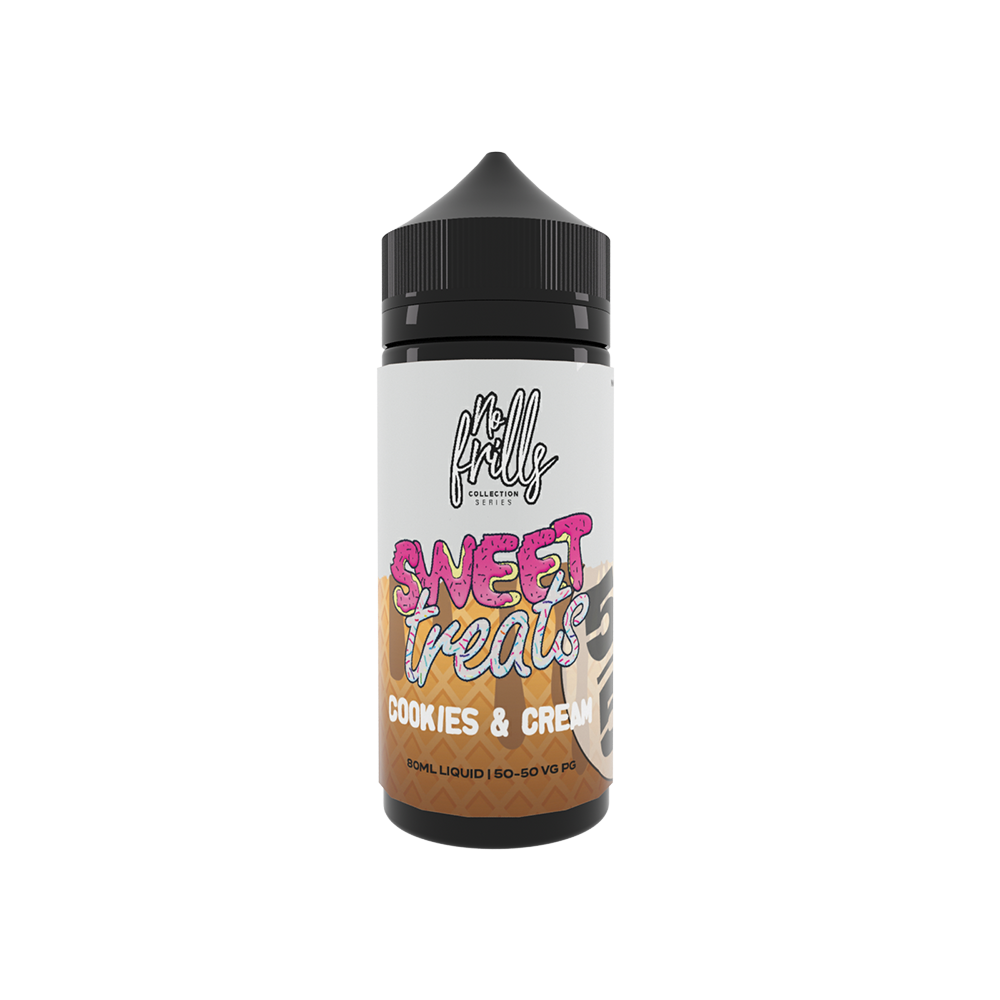 No Frills Sweet Treats Cookies & Cream 80ml | The Ace of Vapez